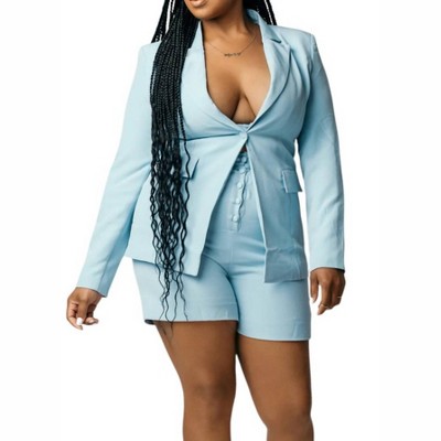 Women's Three Piece Short Set - RIVIR