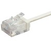 Monoprice Cat6 Ethernet Patch Cable - 3 Feet - White | Stranded, 550MHz, UTP, Pure Bare Copper Wire, 32AWG  - Micro SlimRun Series - 3 of 4