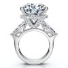 Pompeii3 11.75ct Diamond Marquise Accent Ring, 14k Gold or Platinum Lab Created - 2 of 4