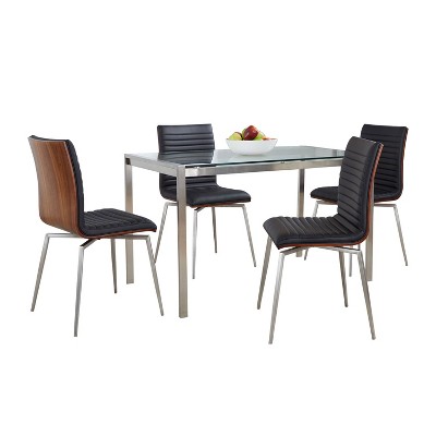 LumiSource 5pc Fuji Mason Swivel Dining Set