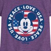 Girls' - Disney - Americana Fitted Short Sleeve Graphic T-Shirt - 2 of 4