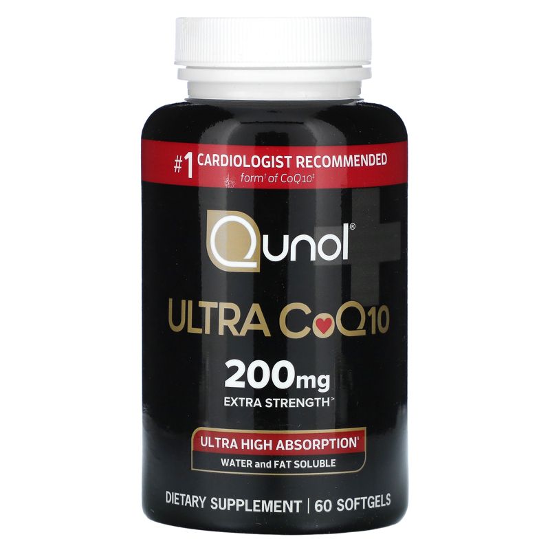 Qunol Ultra CoQ10, Extra Strength, 200 mg, 60 Softgels, 3 of 4