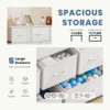 SKRAN Dresser For Bedroom, Storage Drawers, Tall Large Fabric Storage Tower Organizer With Metal Frame Wooden Top For Nursery - 2 of 4