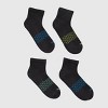 Hanes Men's 3pk +1 Absolute Active Cushioned Ankle Socks - 6-12 - 4 of 4