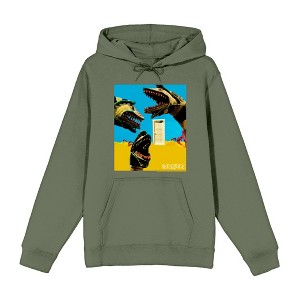 Beetlejuice Sandworm Desert Door Adult Long Sleeve Hoodie - 1 of 2