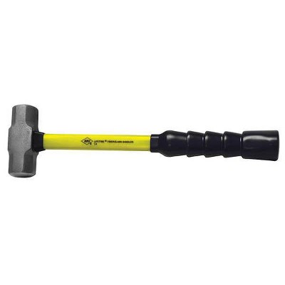 Nupla  Sledge Hammer,Steel,2 lb.,16" L,3" dia. 6899531
