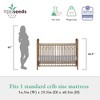 Little Seeds Monarch Hill Ivy Metal Baby Crib - 3 of 4
