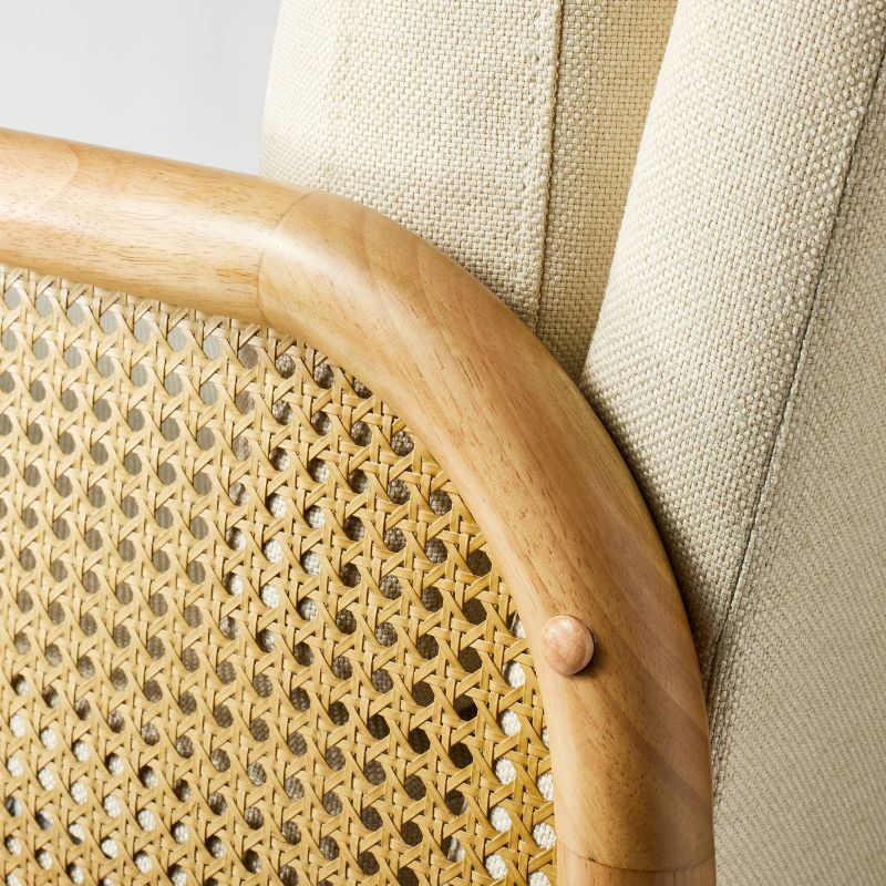 Cane Accent Chair Cream - Threshold™ designed with Studio McGee, 6 of 13