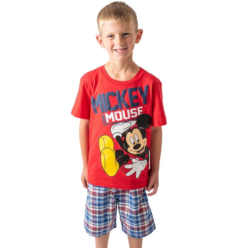 Disney Mickey Mouse Graphic T-Shirt and Shorts Outfit Set Infant to Little Kid, 2 of 8