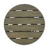 NicBex Round Outdoor Coffee Table,End Tables Made of Acacia Wood,Outdoor Side Table for Lawn,Backyard & Balcony,Outdoor Furniture - 4 of 4