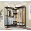 VIPEK Classic L6 Heavy Duty Clothes Rack L Shape Clothing Rack 5-Tier Wire Garment Rack Freestanding Closet, Max Load 850LBS - 2 of 4