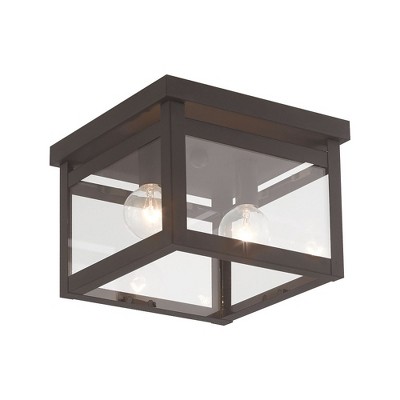 Livex Lighting Milford 2 - Light Flush Mount in  Bronze