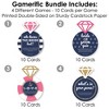 Big Dot of Happiness Last Sail Before The Veil - 4 Nautical Bridal Shower Games - 10 Cards Each - Gamerific Bundle - 3 of 4