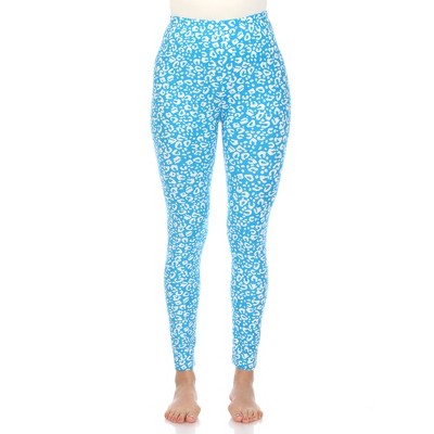 Super Soft Leopard Printed Leggings - White Mark