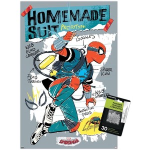 Trends International Marvel Animations' Your Friendly Neighborhood Spider-Man - Homemade Suit Unframed Wall Poster Prints - 1 of 4