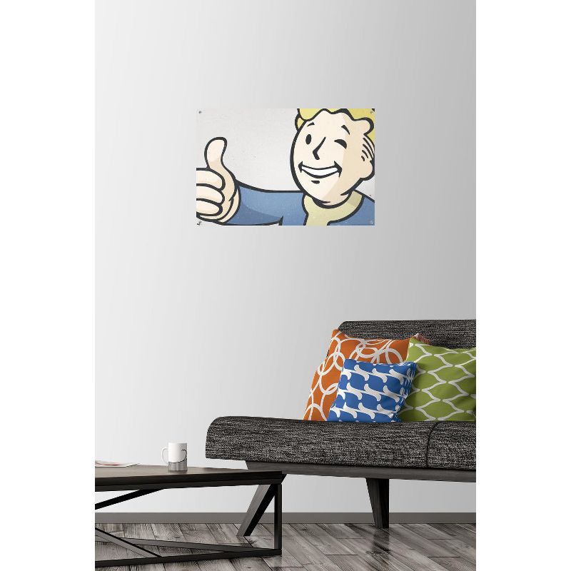 Trends International Fallout - Vault Boy - Thumbs Up Close-Up Unframed Wall Poster Prints, 2 of 7