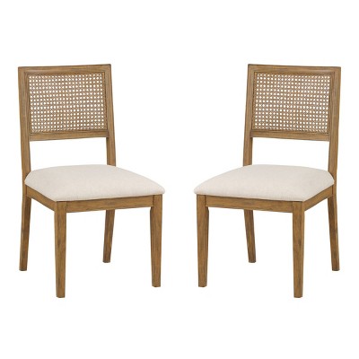 Set Of 2 Alaina Dining Chairs Linen - Osp Home Furnishings : Target