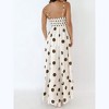 Women's Cotton Polka Dot Maxi Dress - 2 of 4