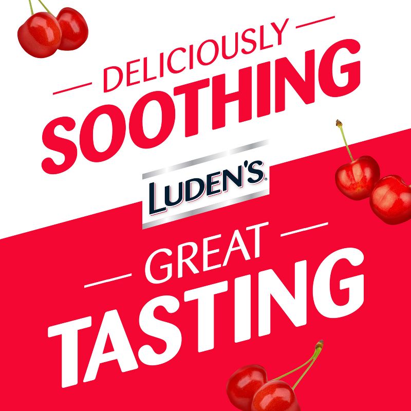Luden&#39;s Soothing Throat Drops for Sore &#38; Irritated Throats - Wild Cherry - 30ct, 5 of 14