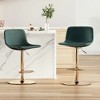 Infurnic Dining Chairs, Contemporary Upholstered Dining Chairs Set with Adjustable Height Handle, for Kitchen and Dining Room, 2PCS, Green, - 2 of 4