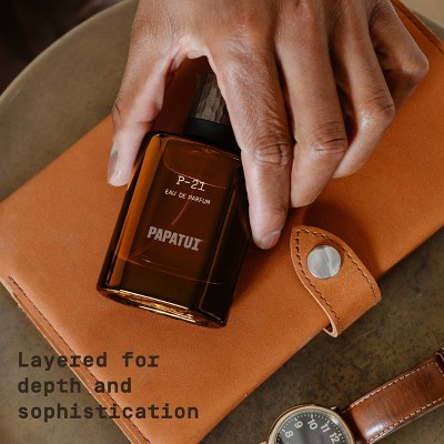 Papatui Men's Luxury P-21 Cologne Eau De Parfum - Smoke & Bourbon - 1.7 fl oz