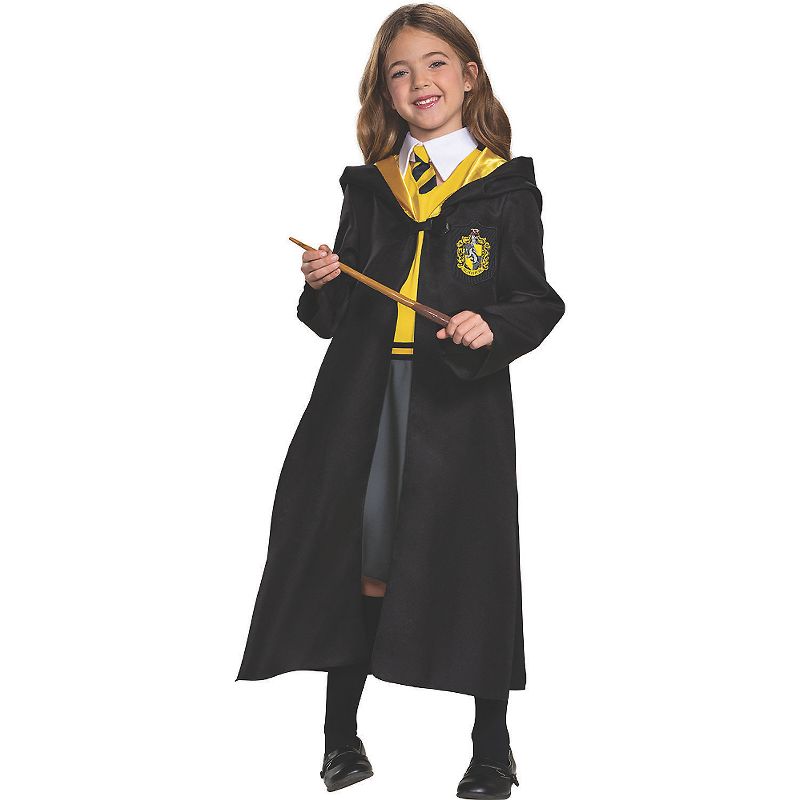 Disguise Girls' Classic Harry Potter Hufflepuff Dress Costume, 1 of 4