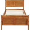 Streamdale Wood Platform Bed Twin Bed Frame Mattress Foundation Sleigh Bed With Headboard/Footboard/Wood - 3 of 4