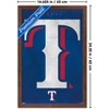 Trends International MLB Texas Rangers - Logo 25 Framed Wall Poster Prints - 3 of 4