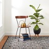 Annie Selke - Dash & Albert Denim Rag Gridwork Blue Handwoven Cotton Rug - 2 of 4
