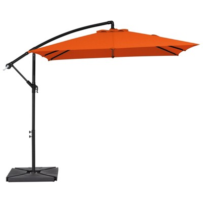 HYLEORY Beeram 96" x 96" Cantilever Umbrella with Counterweight