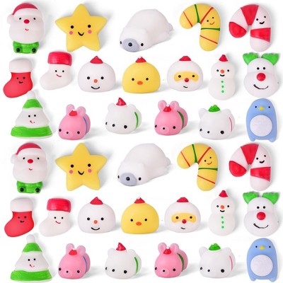 Fun Little Toys Christmas Mini Mochi Squishies, 36 pcs