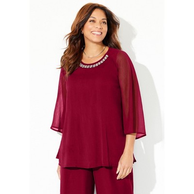 Catherines Women's Plus Size Dazzling Blouse