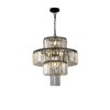 Modern Crystal Chandeliers Round Adjustable Ceiling Chandeliers Light Fixture 4-Tier K9 Crystal Pendant Lamp for Dining Room Living Room (19.7 Inch) - 3 of 4