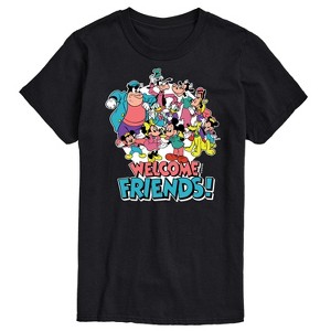 Men's - Disney - Welcome Friends Short Sleeve Graphic T-Shirt - 1 of 4