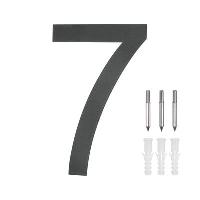 Unique Bargains 304 Stainless Steel Durable Waterproof House Numbers 1 Pc