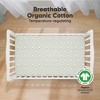 KeaBabies 2pk Soothe Fitted Crib Sheets Neutral, Organic Baby Crib Sheets, Fits Standard Nursery Baby Mattress - 2 of 4