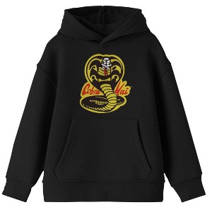 Cobra Kai  Logo Youth Boys Hooded Sweatshirt - 1 of 2