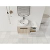 Vynxaria 36 in. Single Modern White Oak Plywood Bath Vanity with White Stone Basin Top KD-PACKING Ready to Assemble - 2 of 4