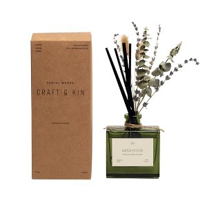 Craft & Kin Reed Diffuser Set With Flower For Home - 1 of 4