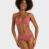 Women's Modal Blend Cheeky Underwear with Lace - Auden™ - 3 of 4