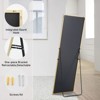 FONTOI Floor Standing Mirror with Stand, Wall Mirror, Mirror, Makeup Mirror for Bedroom Cloakroom Entryway, Gold, 13.7"*64"*21" - 4 of 4