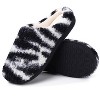 Womens Fuzzy Slippers Comfort Fluffy Slip-on House Slippers - 2 of 4