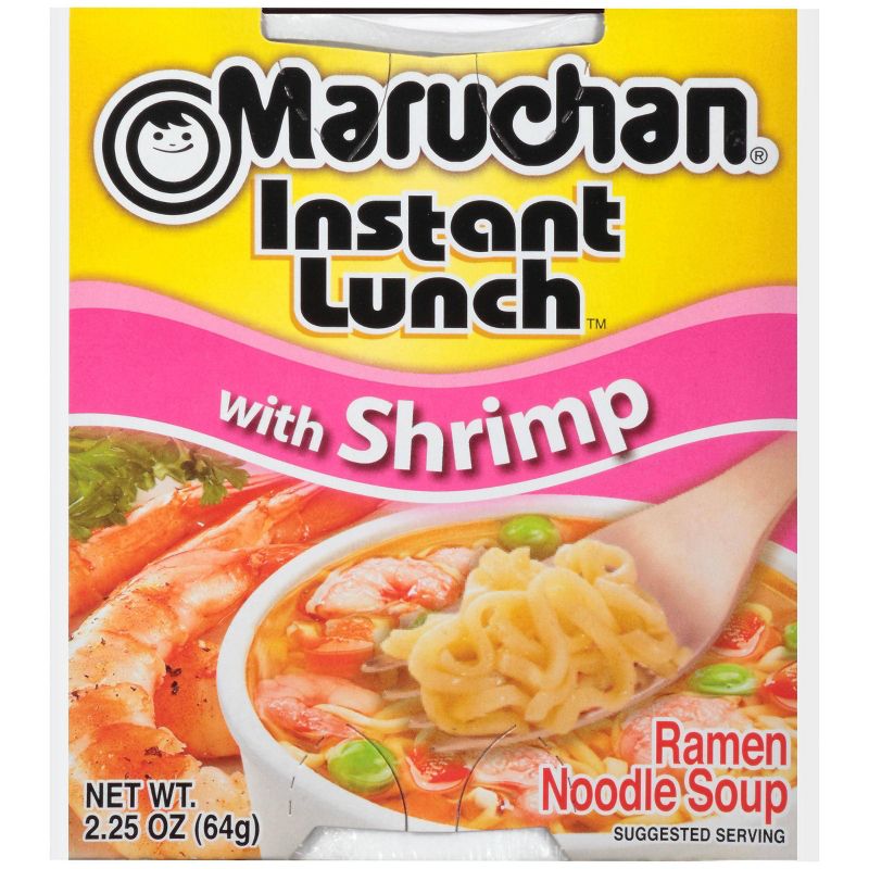 Maruchan Instant Lunch Shrimp Ramen Noodle Soup - 3oz, 3 of 4