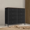 pacious 8-Drawer Dresser - Multi-Functional Storage Organizer for Bedroom, Living Room, Entryway - 3 of 4