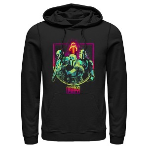 Men's Star Wars: The Book of Boba Fett The Armorer Din and Boba Pull Over Hoodie - 1 of 4