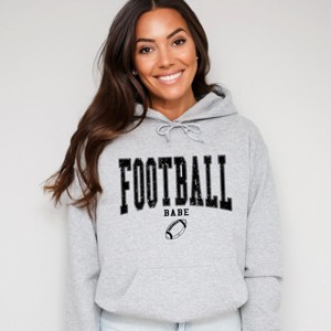 Simply Sage Market Varsity Football Babe Hoodie - 1 of 3