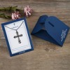 Anna-Kaci Gunmetal Crystal Cross Fashion Necklace with Message Card Envelope Jewelry Gift - 4 of 4