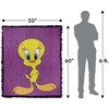 Looney Tunes Tweety Bird Character Blanket 50"x60" Woven Tapestry - 2 of 4