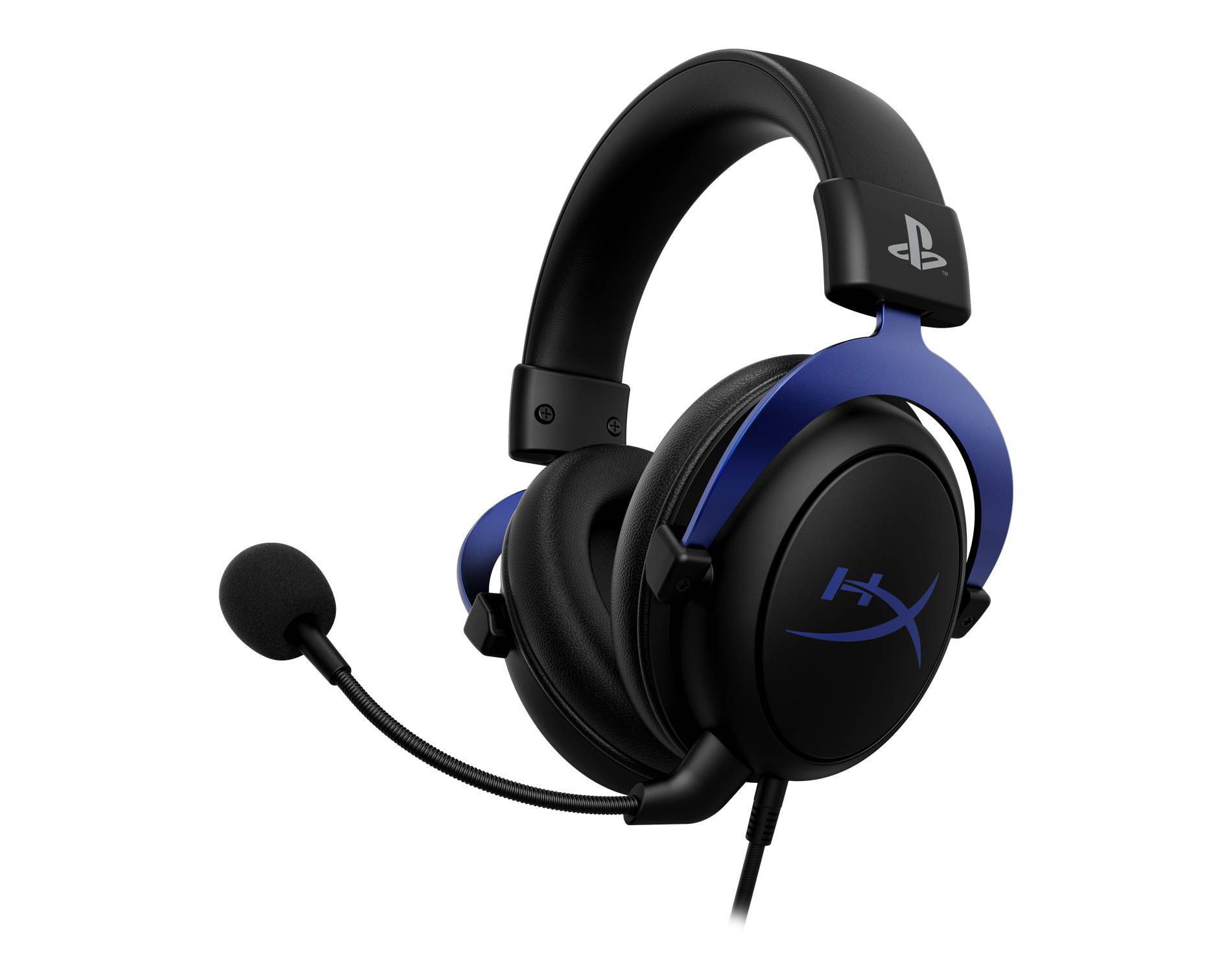 HyperX Cloud Wired Gaming Headset for PlayStation 4/5: 3.5mm Jack, Adjustable Headband