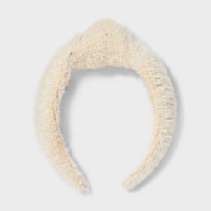 Fuzzy Top Knot Headband - Universal Thread™ - 1 of 3